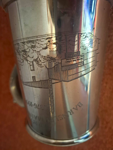 Pewter tankard mug - pewter,