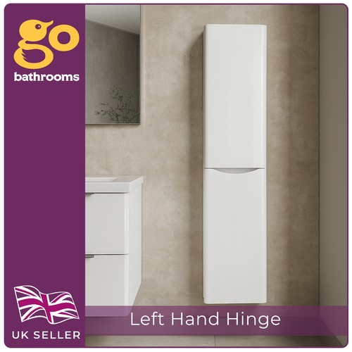 White gloss wall hung - white,