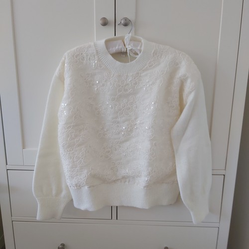 White sequined jumper only - sequined,