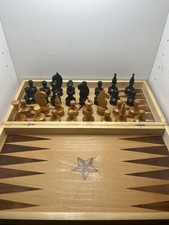 Vintage Wooden Handmade Chess