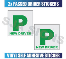 2 X PASSED P PLATES CAR VAN