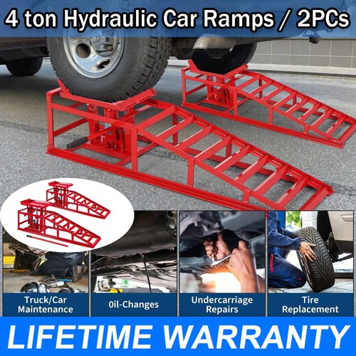 Ton hydraulic car ramps 2pc - ton,