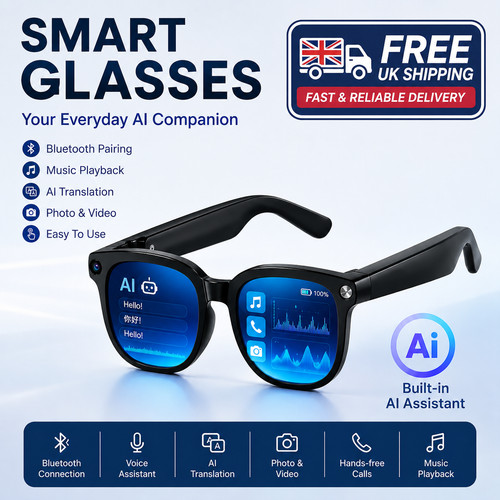 Smart glasses bluetooth - ai,