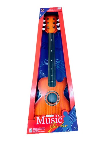 Brown guitar kids - brown,