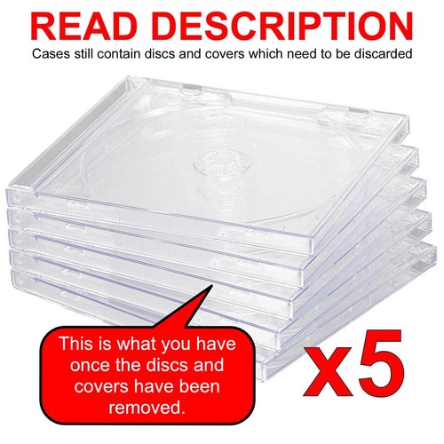 Single jewel cases - cd, black