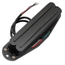 Artec SBA73B-BK Black Alnico 5 Hot Rail Humbucker Pickup 12K For Strat ST Guitar