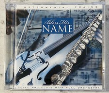 Instrumental Praise Bless His Name: Cello and Flute with Full Orchestra