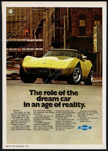 1977 chevrolet corvette - 1977, yellow
