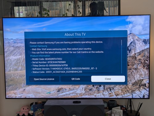 Samsung qe65q90t qled - 65",