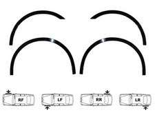 FORD TRANSIT jumbo Mk6 brand new wings wheel arch trims front rear Black 4pc set