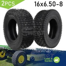 2x 16x6.50-8 Lawn Mower Turf
