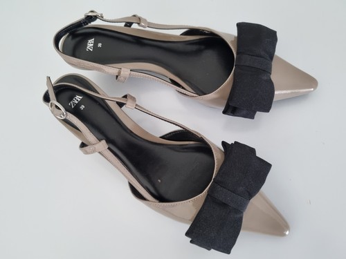 Zara slingback kitten heel