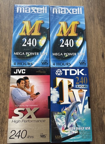 Maxell tdk jvc vhs blank - tdk,