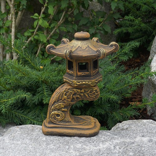 Outdoor pagoda figurine