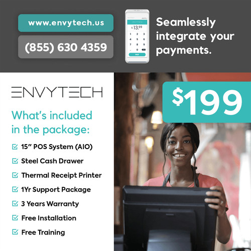 Touchscreen pos cash - 15",