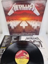 Metallica Master Of Puppets UK