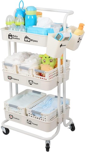 Tier rolling diaper - 3-tier,