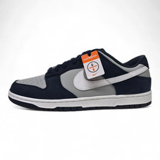 Nike Dunk Low Georgetown Obsidian Smoke Grey Suede Trainers | IB3079 400