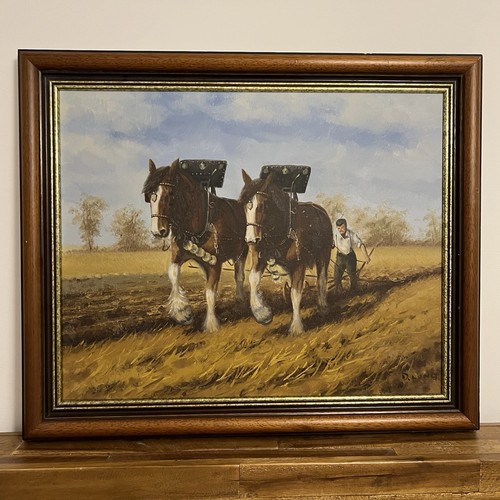 Clydesdale horses farmer - &,