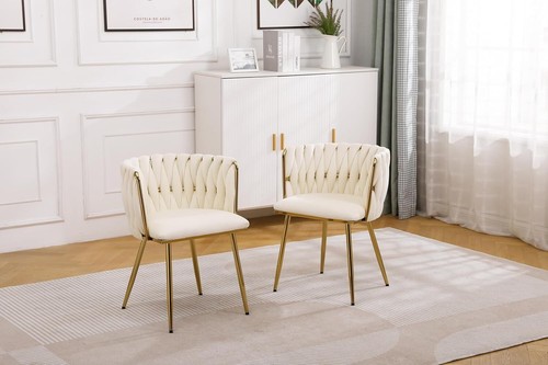 Set velvet dining chairs - set, 2
