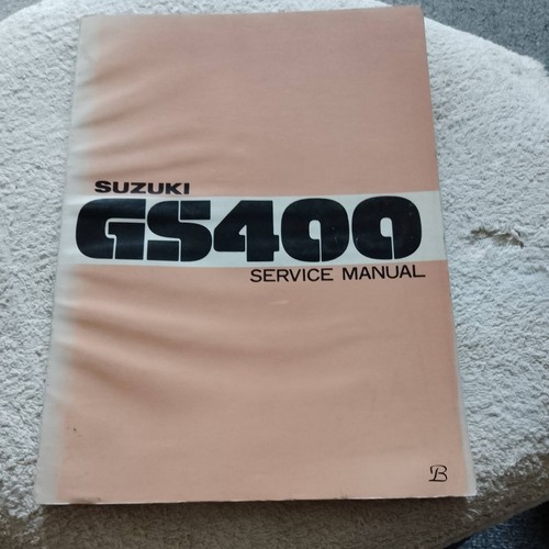 Suzuki 400 factory workshop - suzuki,
