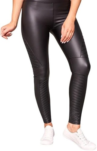 Womens high waist wet look - high,