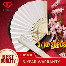 Folding Fans Paper Fans hand fan folding Bamboo Handheld Fan DIY Handmade Fans