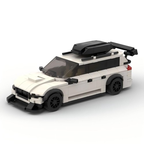 Moc white drift car - drift, with