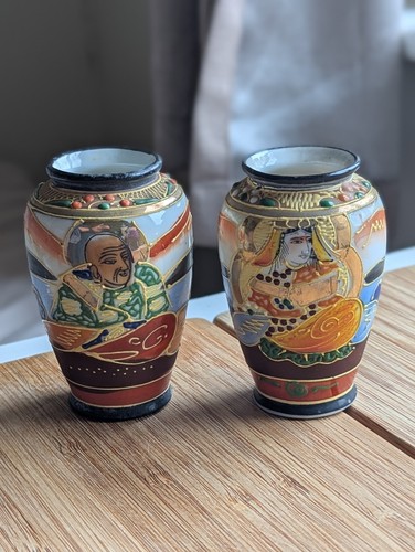 Pair vintage japanese - pair, samurai