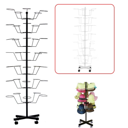 Tier rotating hat display - 7-tier,