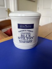 Tuxford & Tebbutt Potted Blue Stilton With Spiced Apple + Port Pot & Lid