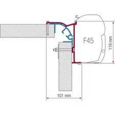 Fiamma F45 Kit Bailey Pegasus-