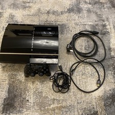 PlayStation 3 PS3 CECHC03 fat Big Console Bundle Backwards Compatible 30 Games