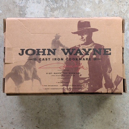 John wayne cast iron - wayne, cookware