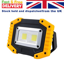30W COB LED Cordless Rechargeable Work Lamp (1Pk–4Pk) Portable Floodlight Campin