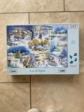 House of Puzzles 1000 Piece Let It Snow Jigsaw Puzzle The Dalmore Collection