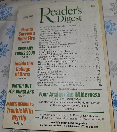 Reader digest magazine - digest,