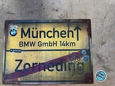 Munich Road Sign Rusty