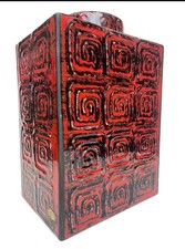 BAY KERAMIK - MODEL 295/25 - 1960S WEST GERMAN POTTERY VASE