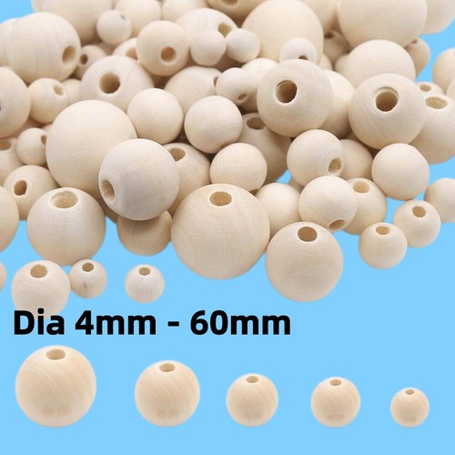 Dia 4mm 60mm - natural, round