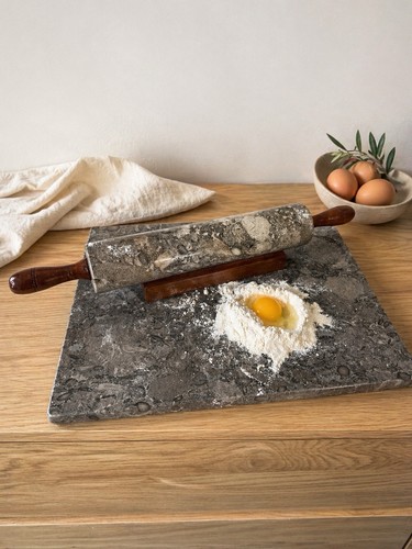 Italian fossil marble rolling - marble,
