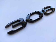 Gloss Black Car Badge Emblem for Peugeot 308 GT suitable for front/back