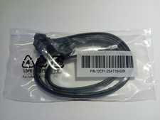 NOS GIGABYTE TWO-PACK OF SATA CABLES 6gb/s LOCKING LATCH (P/N 12CF1-2SAT1B-02R)