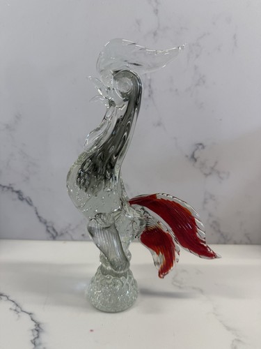 Murano art glass cockerel - art,