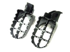 Dirt Bike Grey FOOT PEGS Pedals Footrest For Suzuki DR250 DR350 DR350SE DR650 DR