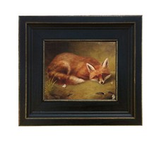 Red Fox Oil Painting Print on