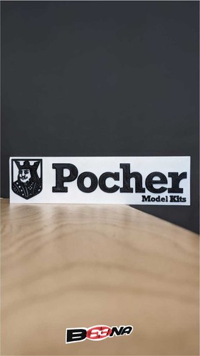 Pocher model kits logo - pocher,