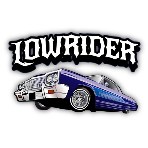 Lowrider car cut shape - cut,