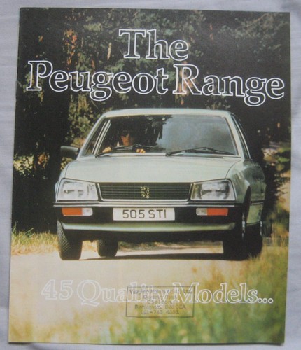 1980 peugeot range 104 - 1980,
