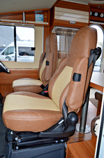 Fiat Ducato Motorhome with AGUTI Seats Custom  Made Tailored Seat Covers UK Made